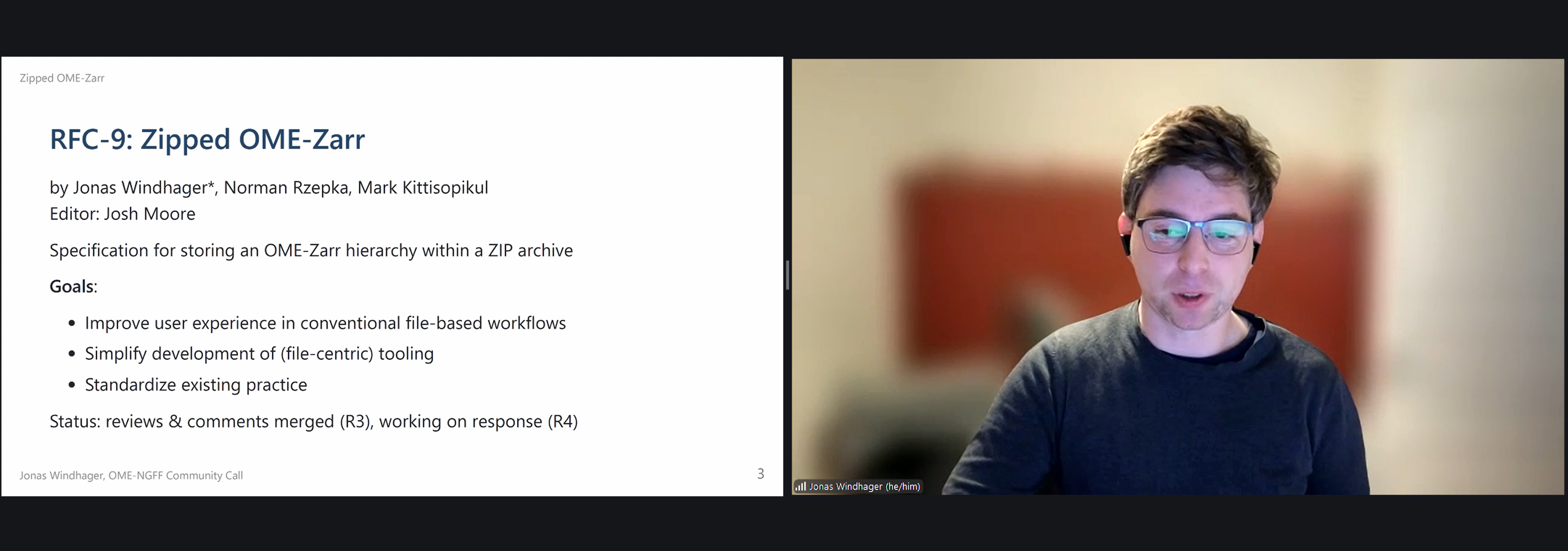 OME-NGFF Community Call image